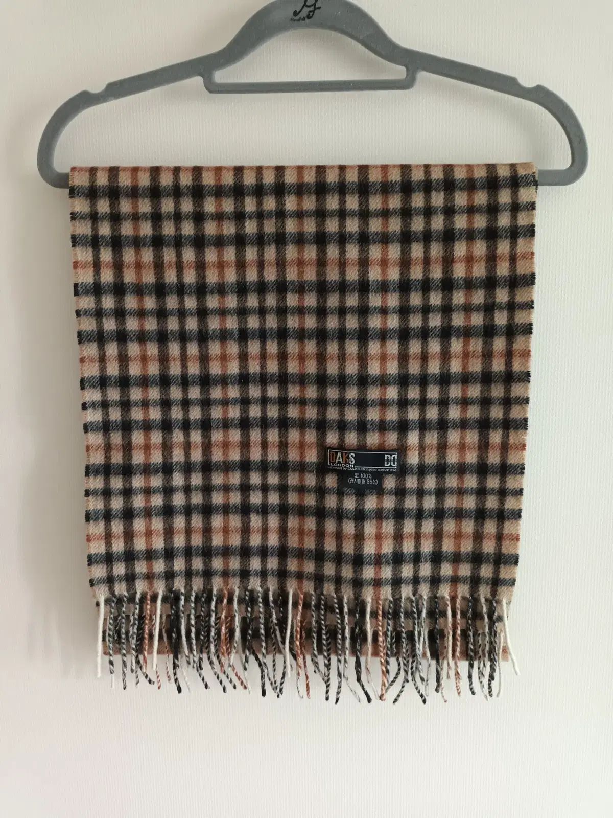 DAKS カシミアブレンド ウールマフラー