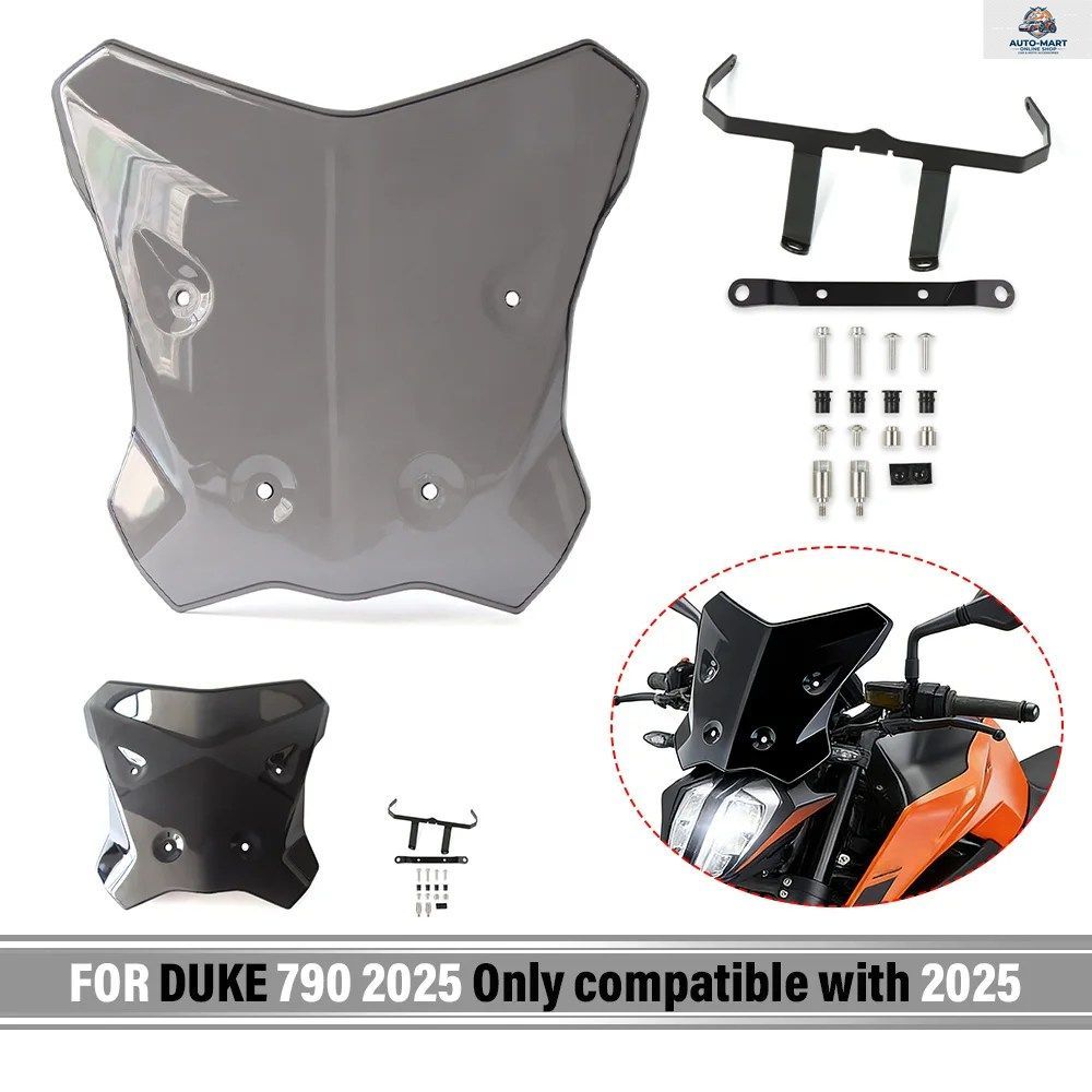 DUKE 790用 DUKE 790 2025年モデル専用 2025年式オートバイウインドシールド ツーリング用ウインドシールド ウインドスクリーン DUKE790用 8,801円