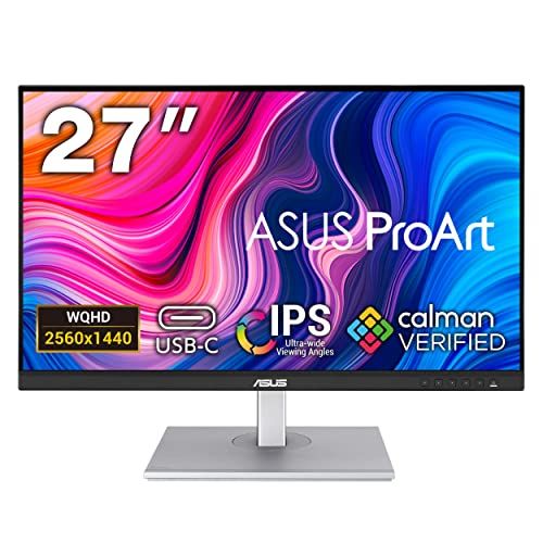 ASUS モニター ProArt PA278CV 27インチ/3年間無輝点交換保証/WQHD/IPS/USB Type-C DisplayPortデイジーチェーン HDMI/100% sRGB/100% Rec. 709/ΔE<2/国内正規品 b3c8cc6f 41,795円