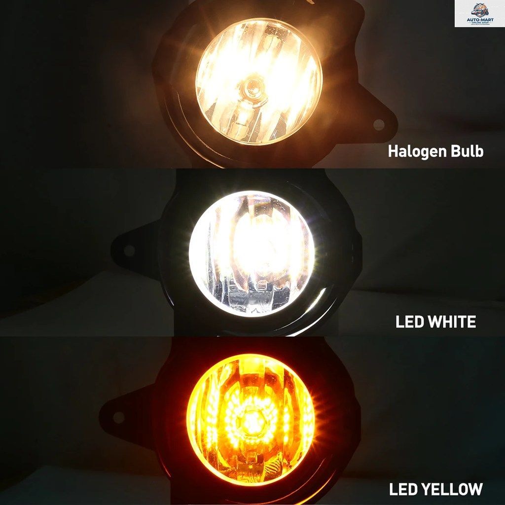 トヨタ ハイラックス ヴィーゴ MK7 2011 - 15 LED 車用フォグランプ フロントバンパー ヘッドライト ハロゲンバルブ 配線付き トヨタ ハイラックス ヴィーゴ MK7 2011 - 15 LED 車用フォグランプ フロントバンパー ヘッドライト ハロゲンバルブ 配線付き