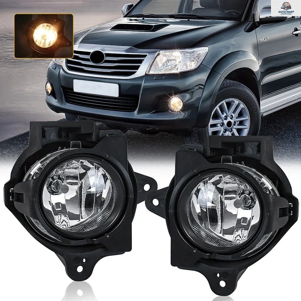 トヨタ ハイラックス ヴィーゴ MK7 2011 - 15 LED 車用フォグランプ フロントバンパー ヘッドライト ハロゲンバルブ 配線付き トヨタ ハイラックス ヴィーゴ MK7 2011 - 15 LED 車用フォグランプ フロントバンパー ヘッドライト ハロゲンバルブ 配線付き