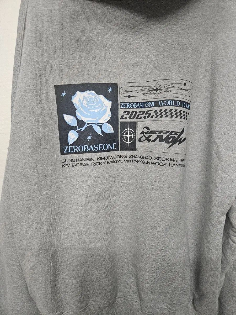 ZEROBASEONE(ゼロベースワン・ZB1・ゼベワン)コンサート 記念 フードTシャツ フリーサイズ