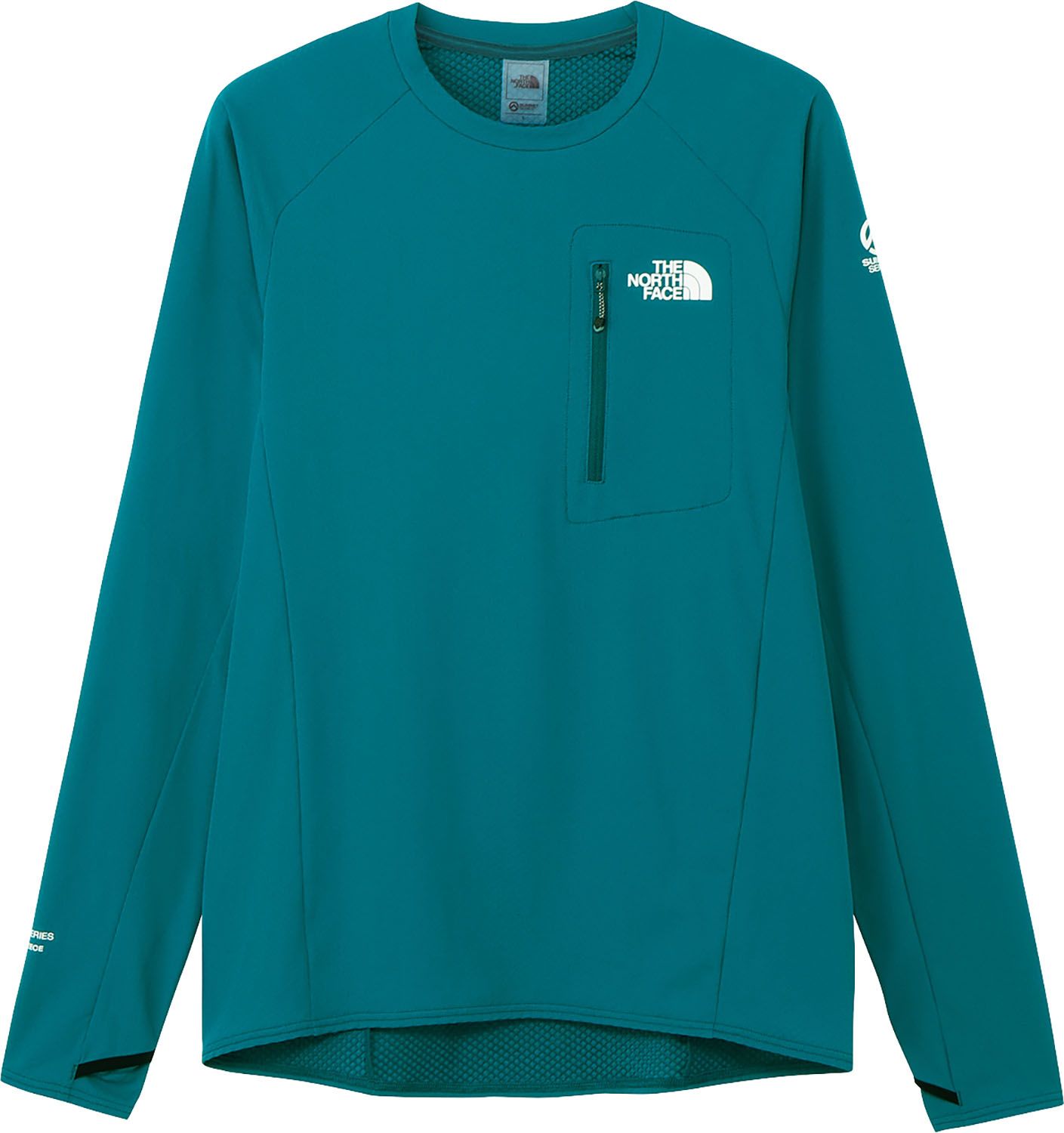 ザ・ノース・フェイス THE NORTH FACE アウトドア エクスペディショングリッドフリースライトクルー ユニセックス 長袖 ロングTシャツ トップス 寒暖差 通気性 春夏 登山 キャンプ ハイキング NL22621 DL ディープラグーン