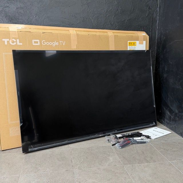 展示品 55V型 液晶カラーテレビ 【中古】動作保証 TCL 55V6C 2026年製 4Kチューナー内蔵 スマートテレビ Google TV 085035 / 24346