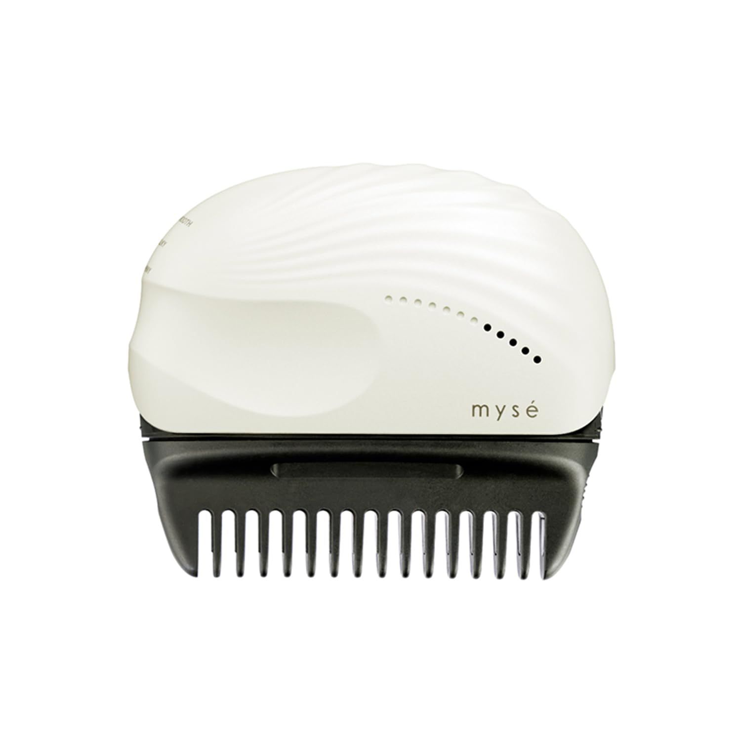 ヤーマン ヘアブラシ ミーゼ シルキーシェルブラシ ホワイト MS90W [2.ヒーター付ブラシ(ホワイト)]