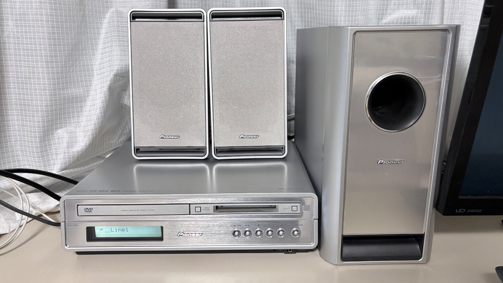 Pioneer パイオニア DVD/CDミニコンポ X-FS7DV