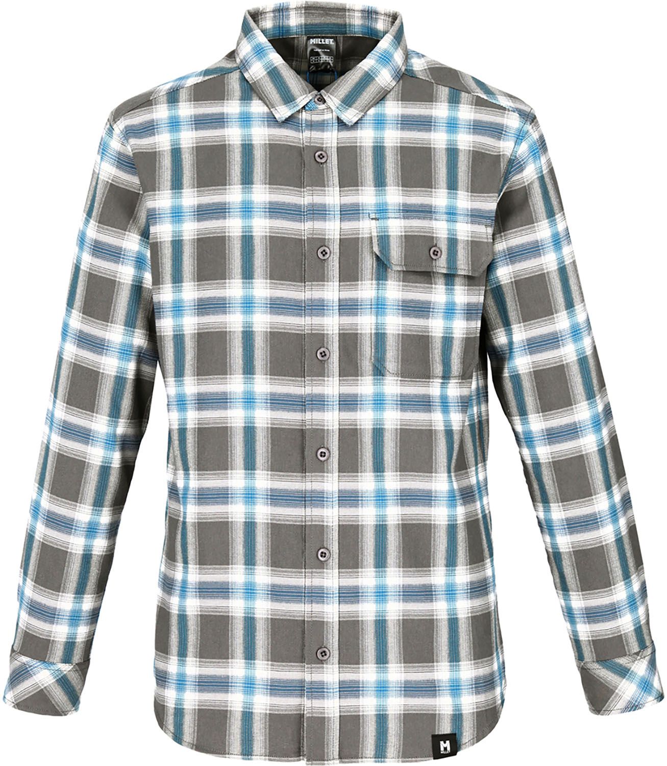 ミレー MILLET アウトドア パラディス ロングスリーブシャツ PARADIS SHIRT LS メンズ 長袖 フランネル 軽量 保温性 背面タック トレッキング ハイキング キャンプ レジャー MIV03292 N2987 GRANITE 12,375円
