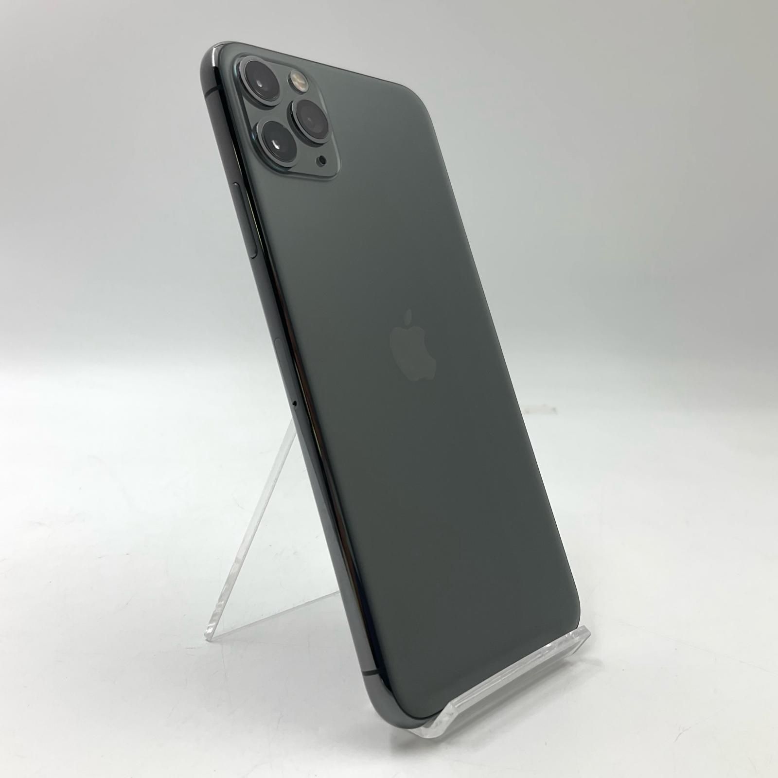 【全額返金保証】【最速発送】 iPhone Pro Max 11 256GB ブラック docomo 白ロム 動作確認済 77%