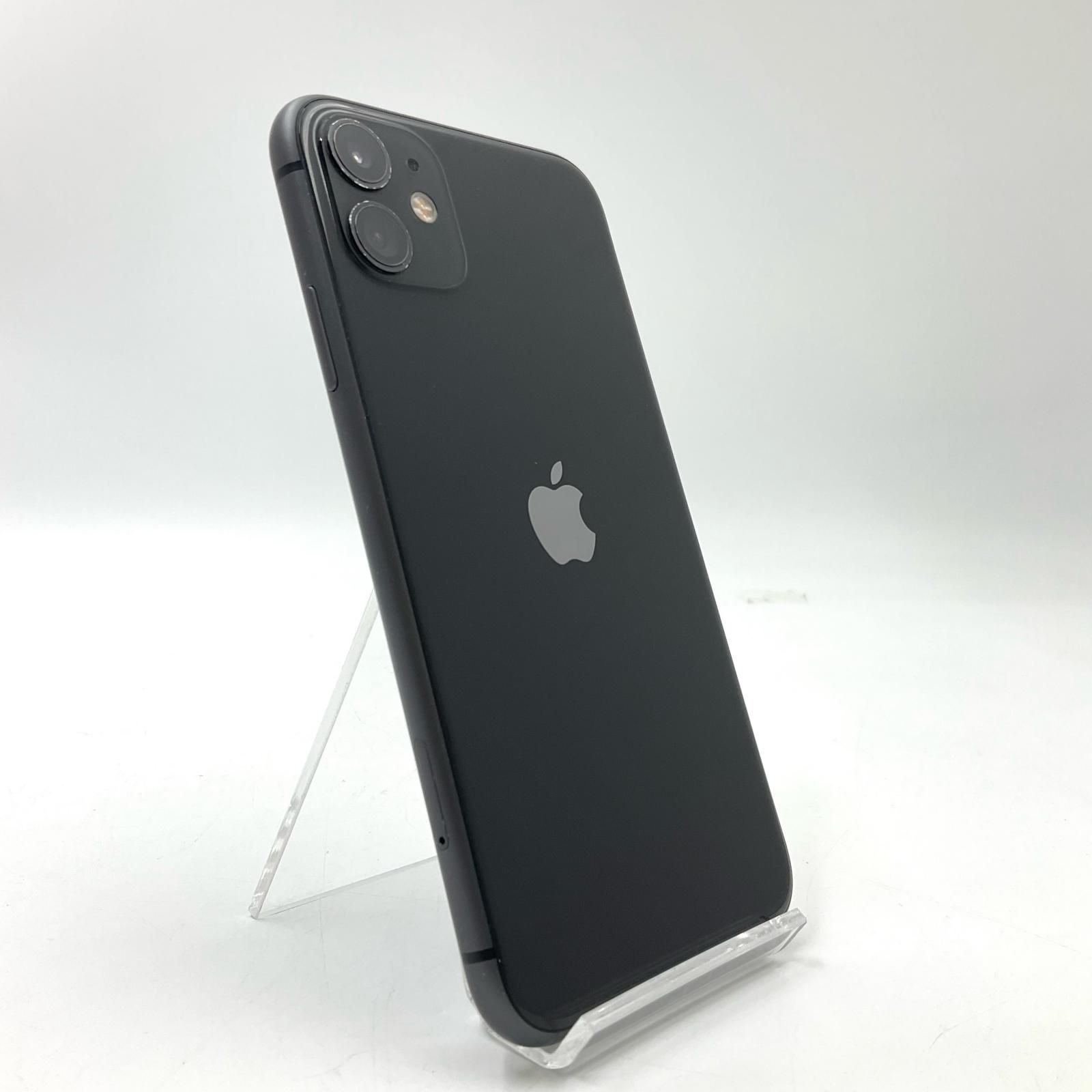 【最速発送】 iPhone 11 128GB ブラック Softbank 白ロム【難有】 96%
