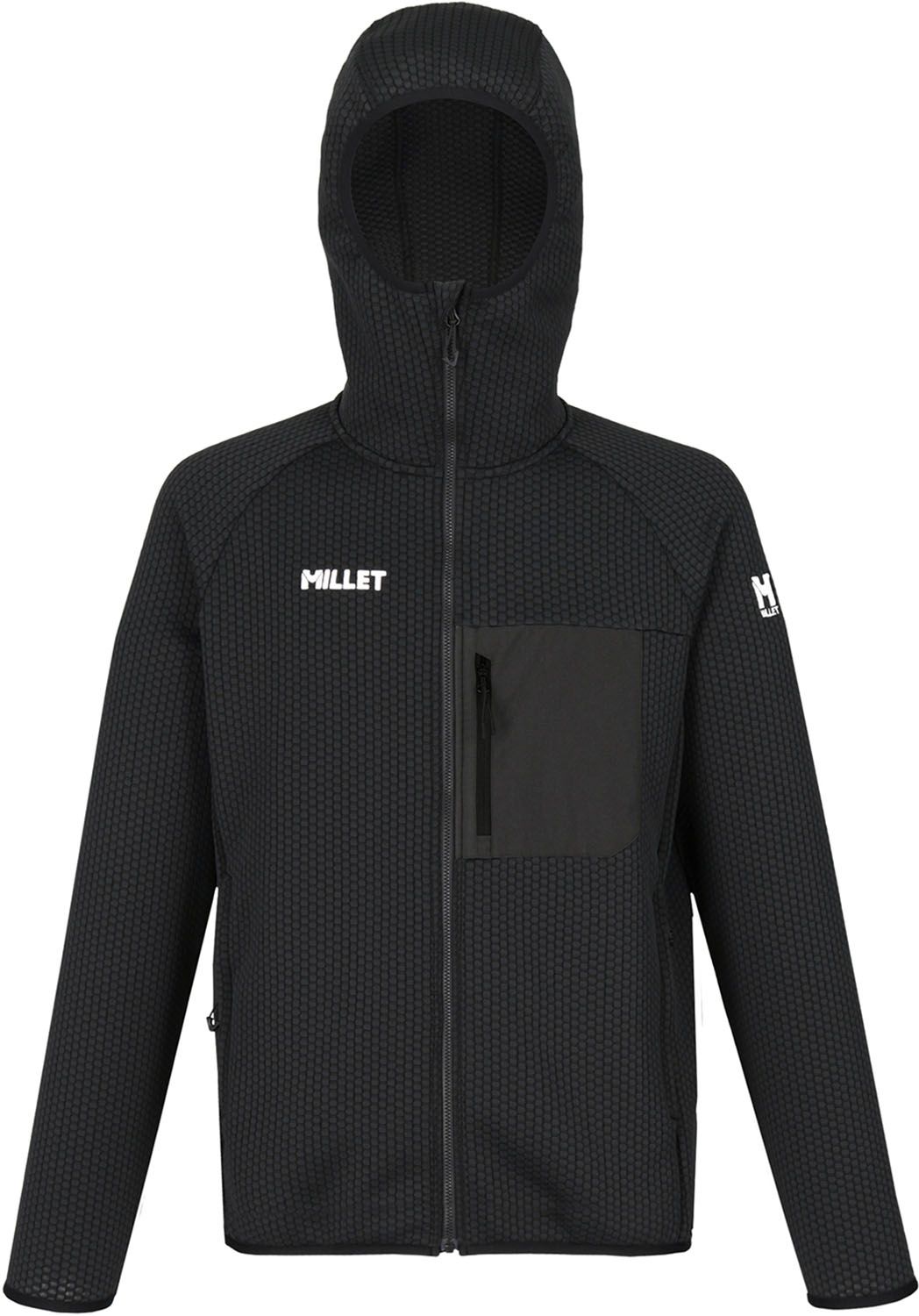 ミレー MILLET アウトドア セネカ エアロ フーディ SENECA AERO HOODIE メンズ ミドルレイヤー パーカー 吸水速乾性 ドライ感持続 登山 トレッキング ハイキング レジャー MIV03274 N0247 BLACK-NOIR 12,870円