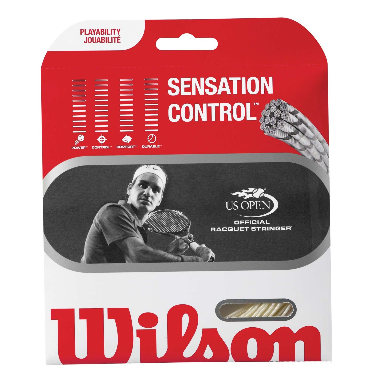 Wilson（ウイルソン）【SENSATION CONTROL（センセーションコントール） WRZ923500】テニスストリング