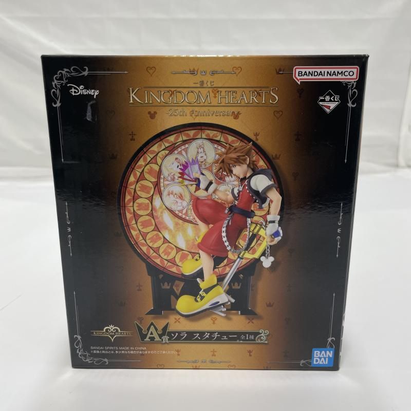 【中古】未開封)BANDAI 一番くじ A賞 ソラ スタチュー フィギュア KINGDOM HEARTS[19]
