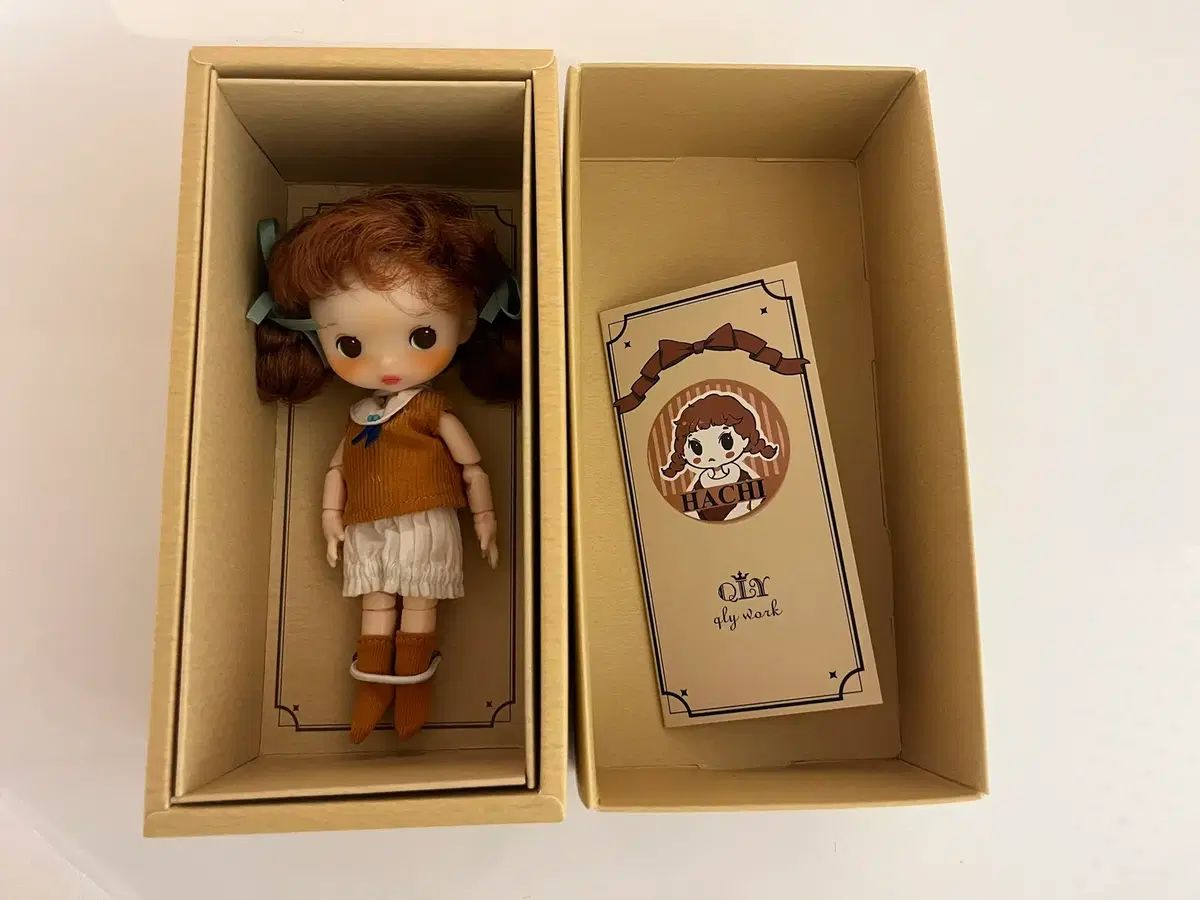 QLYwork ハチドール Hachi オビツ11 ぬいぐるみ