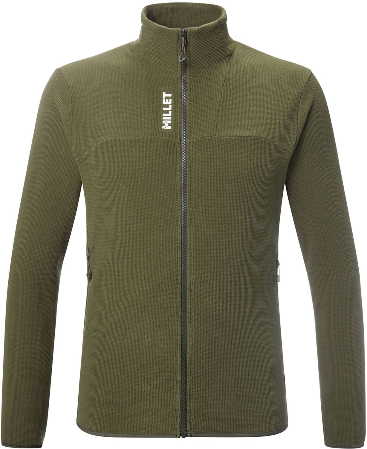 ミレー MILLET アウトドア ウビック ライトグリッド ジャケット UBIC LIGHTGRID JKT メンズ アウター フリース 防寒 保温性 通気性 軽量 伸縮性 ハイキング トレッキング MIV10448 N7094 GRAPELEAF