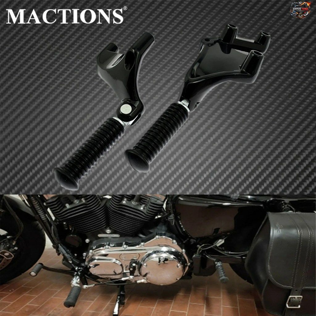 オートバイ用リアフットレスト ブラック ペグ ペダル パッセンジャーフットペグ マウントキット ハーレー スポーツスター 1200 2014-2020 2 6,848円