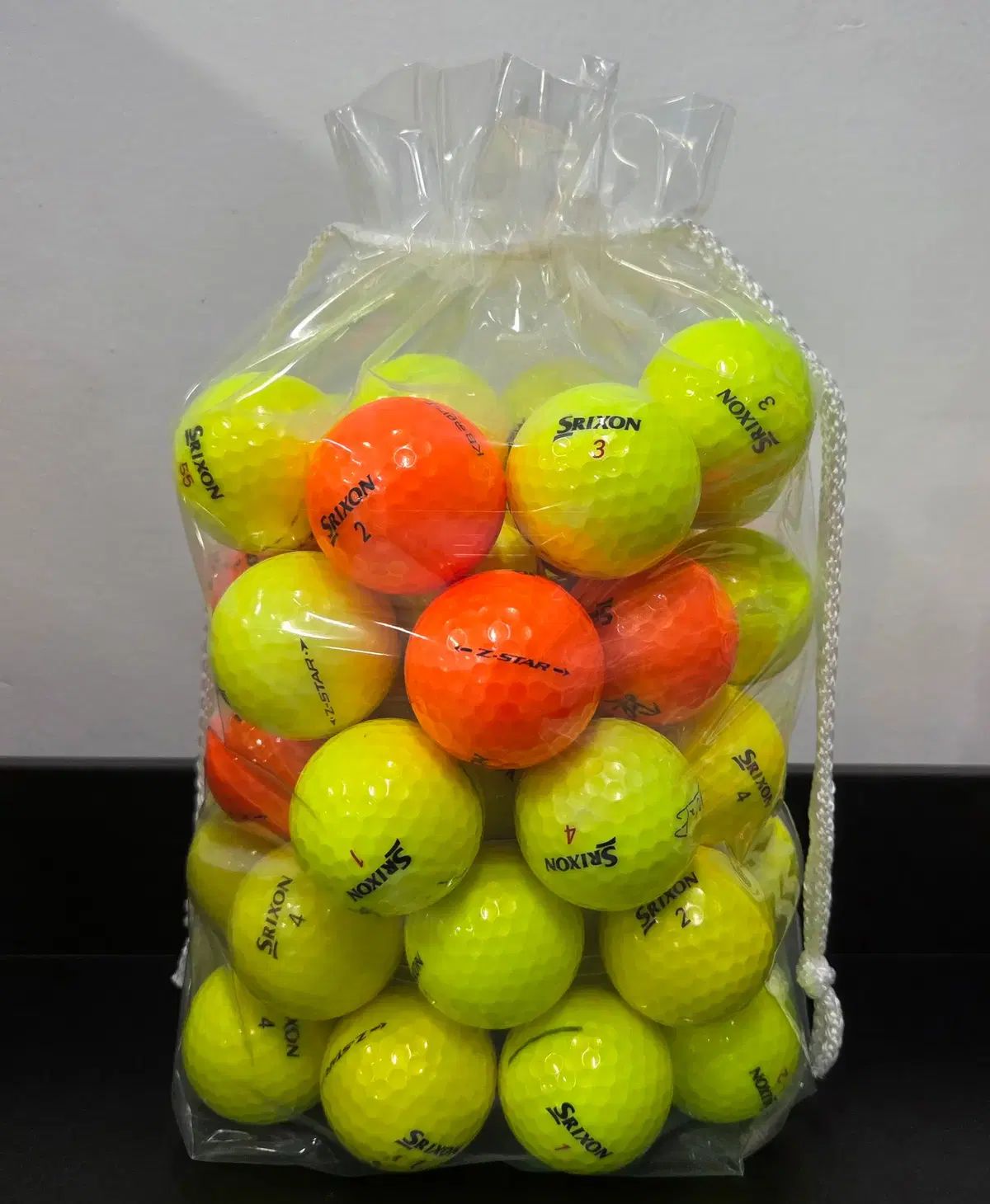 SRIXON Z-STAR 3ピース 4ピース カラー ロストボール 50個 中古ゴルフボール