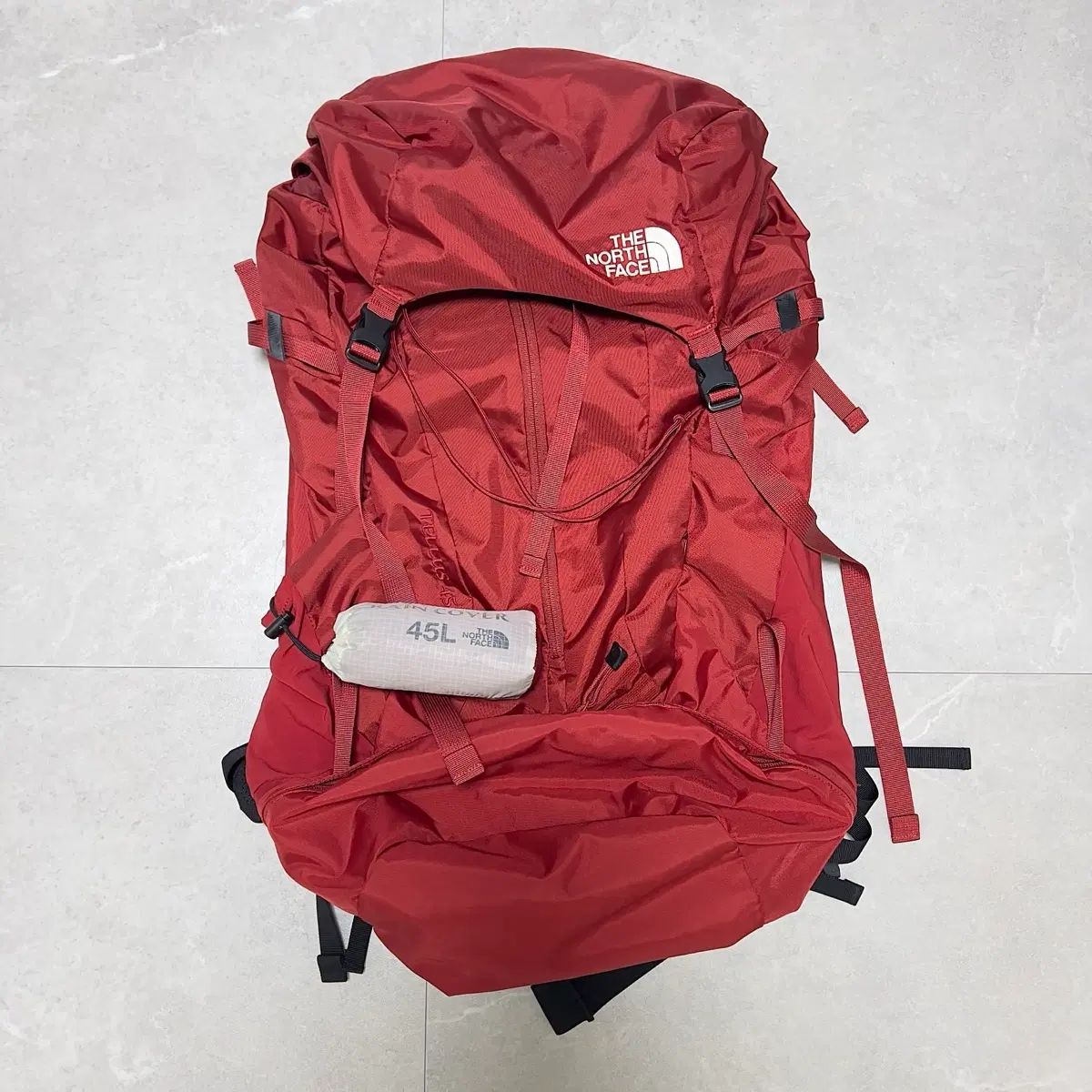 (新品・送料込み) THE NORTH FACE ザノースフェイス テルス 45 Lサイズ 登山リュック リュックサック レッド