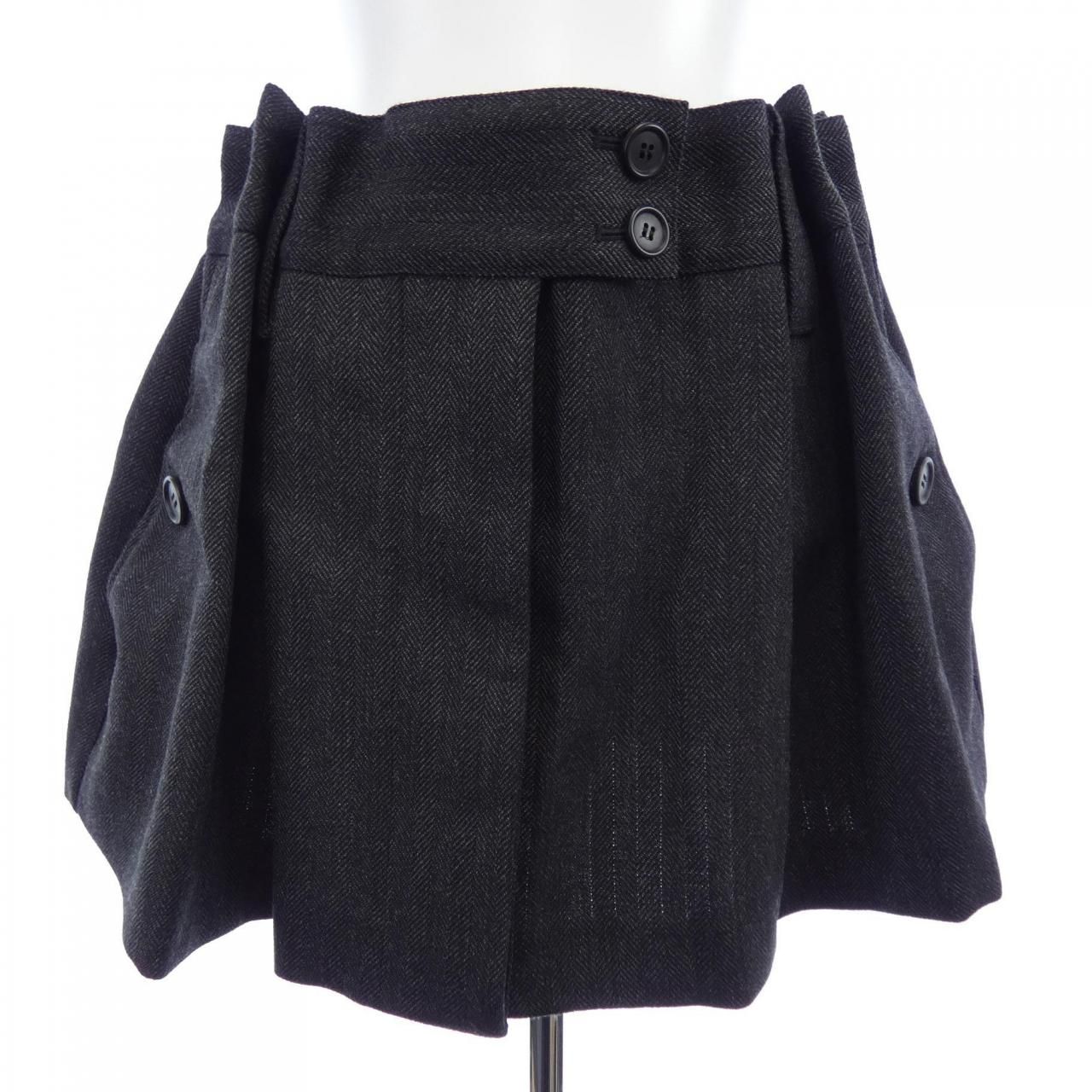 プラダ PRADA シェブロンウールミニスカート P132ZG SOOO 17YU スカート