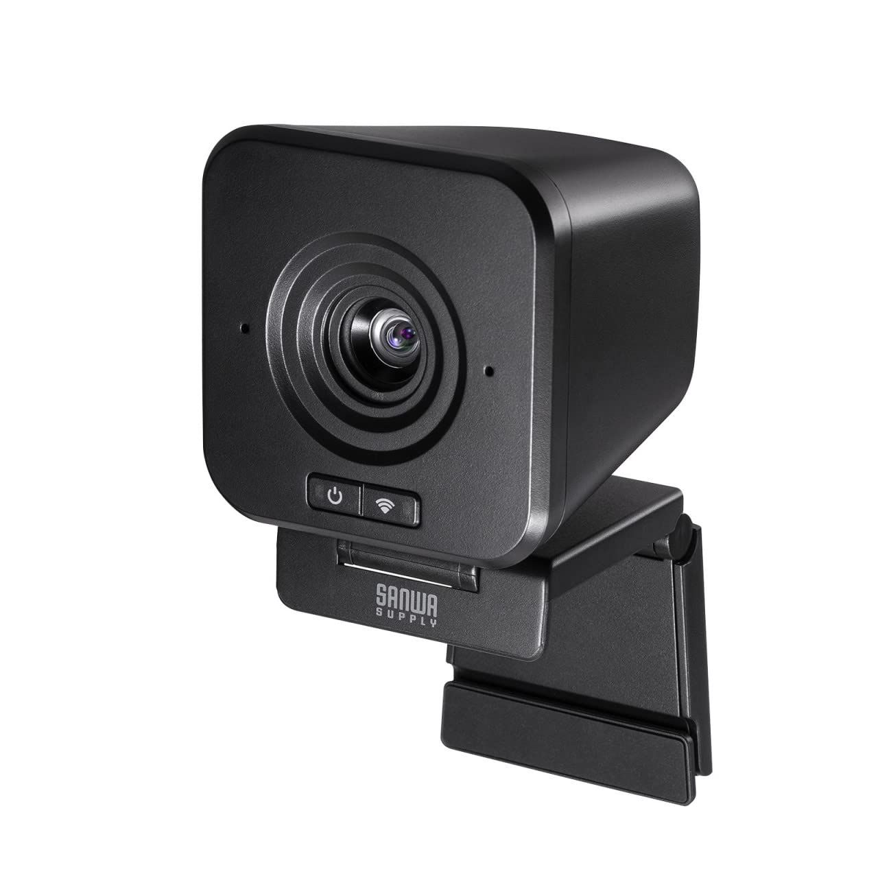 サンワサプライ WEBカメラ ワイヤレス USB Aコネクタ Full HD 画角65° 通信距離約20m カメラ用三脚穴内蔵 CMS-V65BK 17,598円