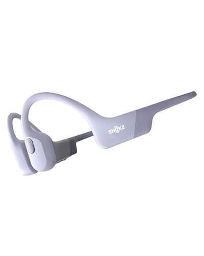 Shokz OpenRun 骨伝導イヤホン bluetooth ワイヤレス オーフ?ンイヤーヘッドホン スポーツ用 マク?ネット充電 パープル e90d932a