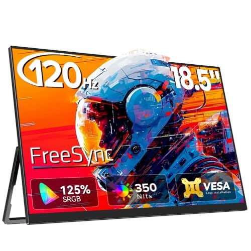 モバイルモニター18.5インチ 120Hz ポータブルディスプレイ Newsoul ゲーミングモニター 1080P 125%sRGB 自立型スタンド f985ee91 14,974円
