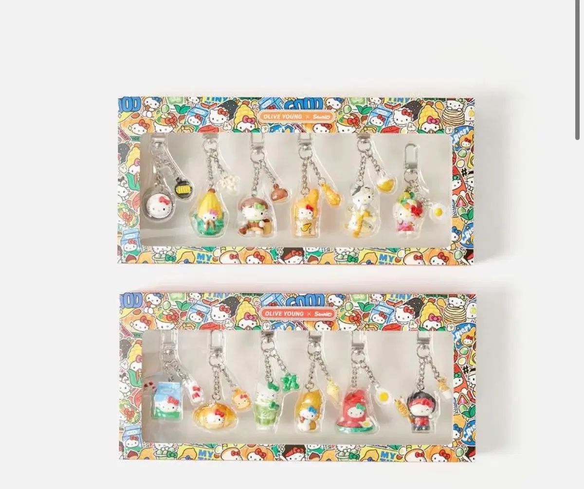OLIVE YOUNG × Sanrio ハローキティ キーリング 地域 セット まとめ