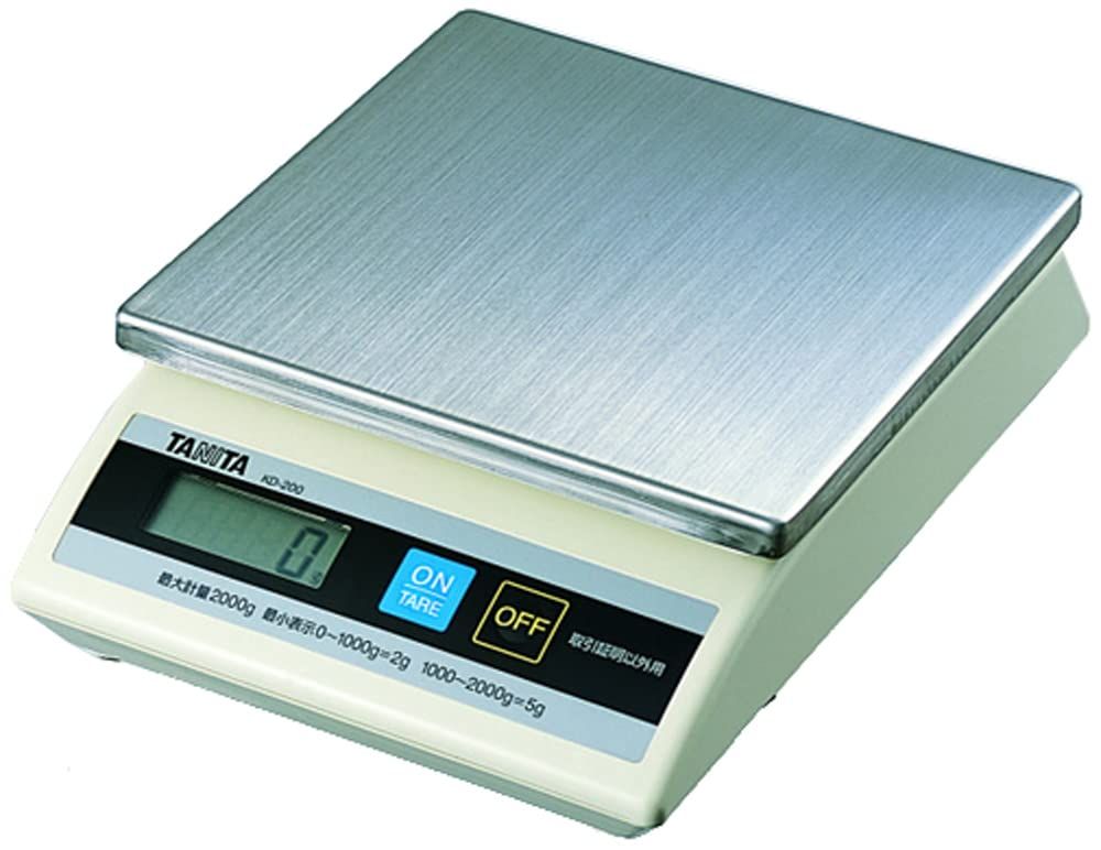 タニタ クッキングスケール キッチン はかり 業務用 防滴 卓上スケール (取引証明以外用) 1kg KD-200 アイボリー/シルバー送料無料 8ea07b6c