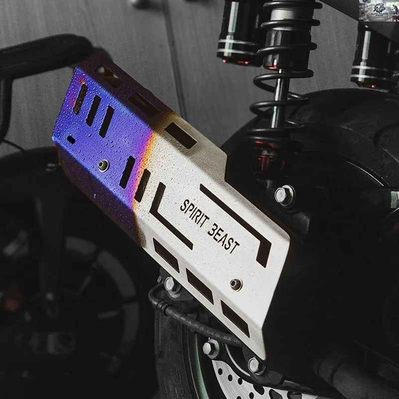 スピリットビースト オートバイ排気マフラーパイプ遮熱保護カバー ステンレススチール製 ヤマハ NMAX N-MAX 155用カスタムパーツ 8,580円