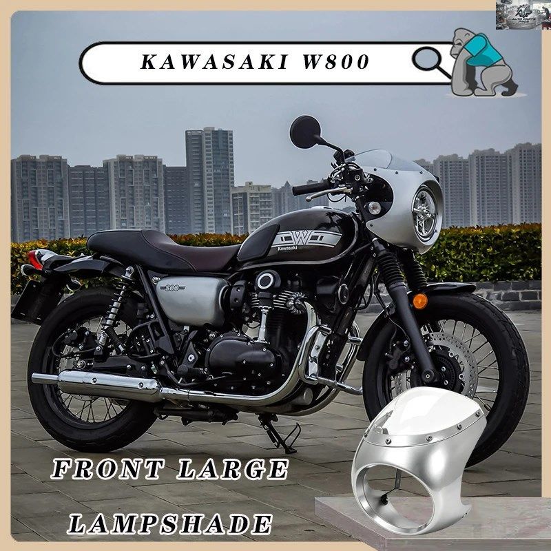 カワサキ W800 / W800 Street / W800 CAFE / EJ800 用 丸型 ABS プラスチック製スクリーン ヘッドライト フェアリング ウインドシールド カ 40,980円