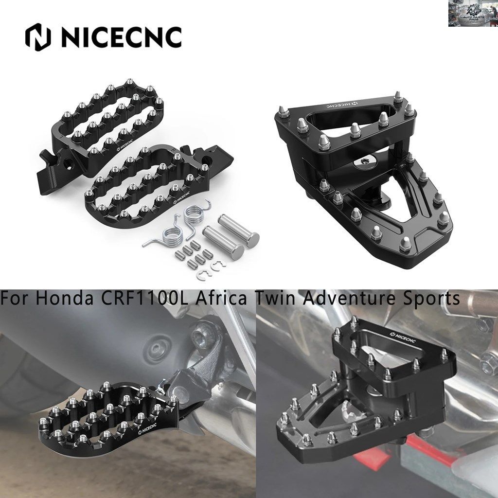 NICECNC製 ホンダ CRF1100L アフリカツイン/アドベンチャースポーツ 2020-2026用 フットペグ/フットレスト/リアブレーキレバー/ペダル拡張