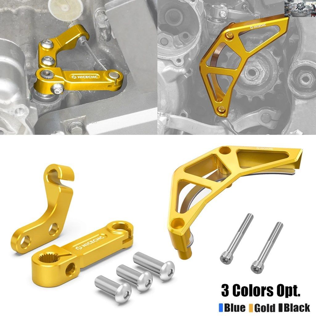 スズキ DR-Z 400S DR-Z 400SM DRZ400S DRZ400SM 2000-2024用 フロントスプロケットガードチェーンカバー＆クラッチリリースアーム ケーブル