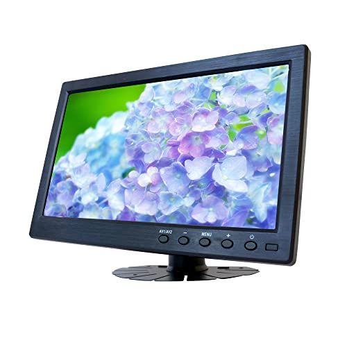 オンダッシュモニター 10インチ IPS液晶 HDMI VGA 液晶モニター 12V 24V薄型 軽量スピーカー スマホ対応 12V 24V D1004BH送料無料 bd4267bc