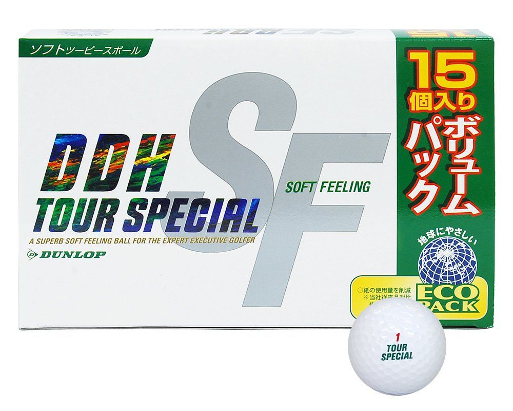 DUNLOP(ダンロップ) ゴルフボール DDH ツアースペシャル SF 15個入り [ソフトフィーリング]