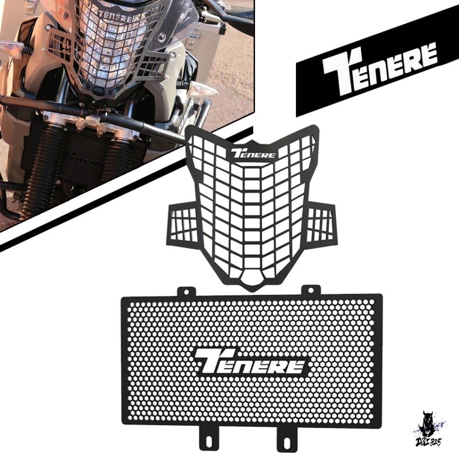 Yamaha XT660Z テンエール用 ヘッドライトガード ラジエーターガード 2008-2016