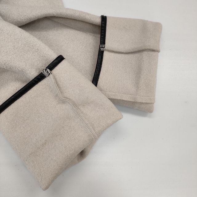 コンプレストパイル ノーカラー アウター みゆママ】23区 コンプレスト