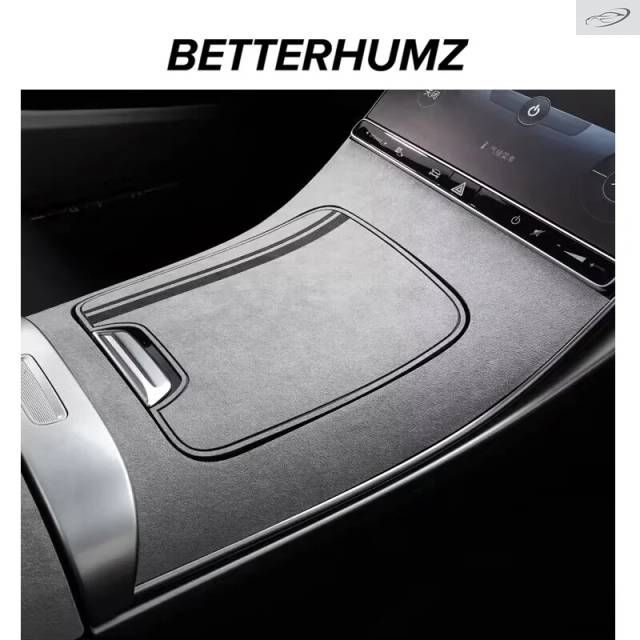 メルセベンツ W206 Cクラス C200 C220 C260 C300 C180用車内センターコンソールパネルトリムステッカーカンターラ製アクセサリー