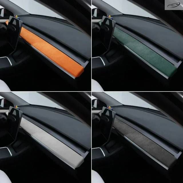 テスラ モデル3 モデルY 2019-2023用 ダッシュボード ドアハンドル パネルカバー 装飾ラップ キャップ プロテクター パッド インナーアクセサリー