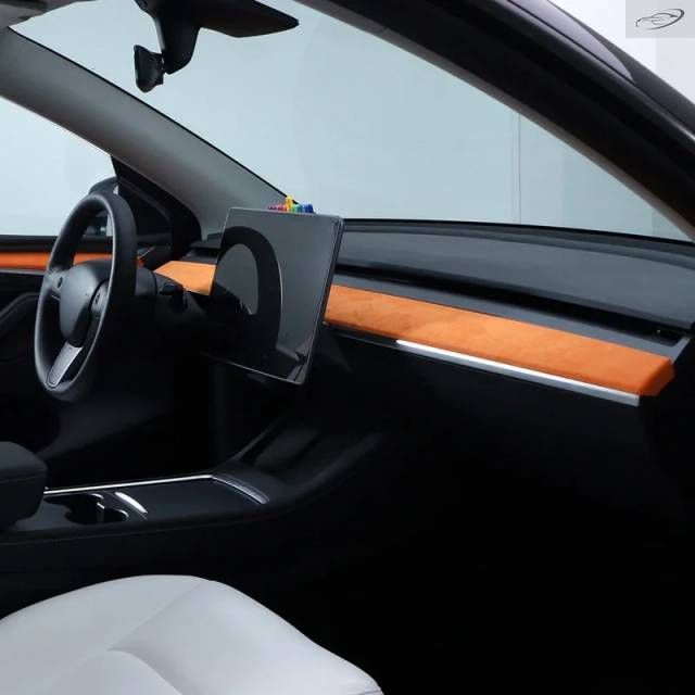 テスラ モデル3 モデルY 2019-2023用 ダッシュボード ドアハンドル パネルカバー 装飾ラップ キャップ プロテクター パッド インナーアクセサリー