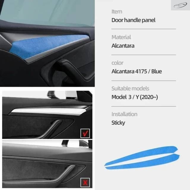 テスラ モデル3 モデルY 2019-2023用 ダッシュボード ドアハンドル パネルカバー 装飾ラップ キャップ プロテクター パッド インナーアクセサリー