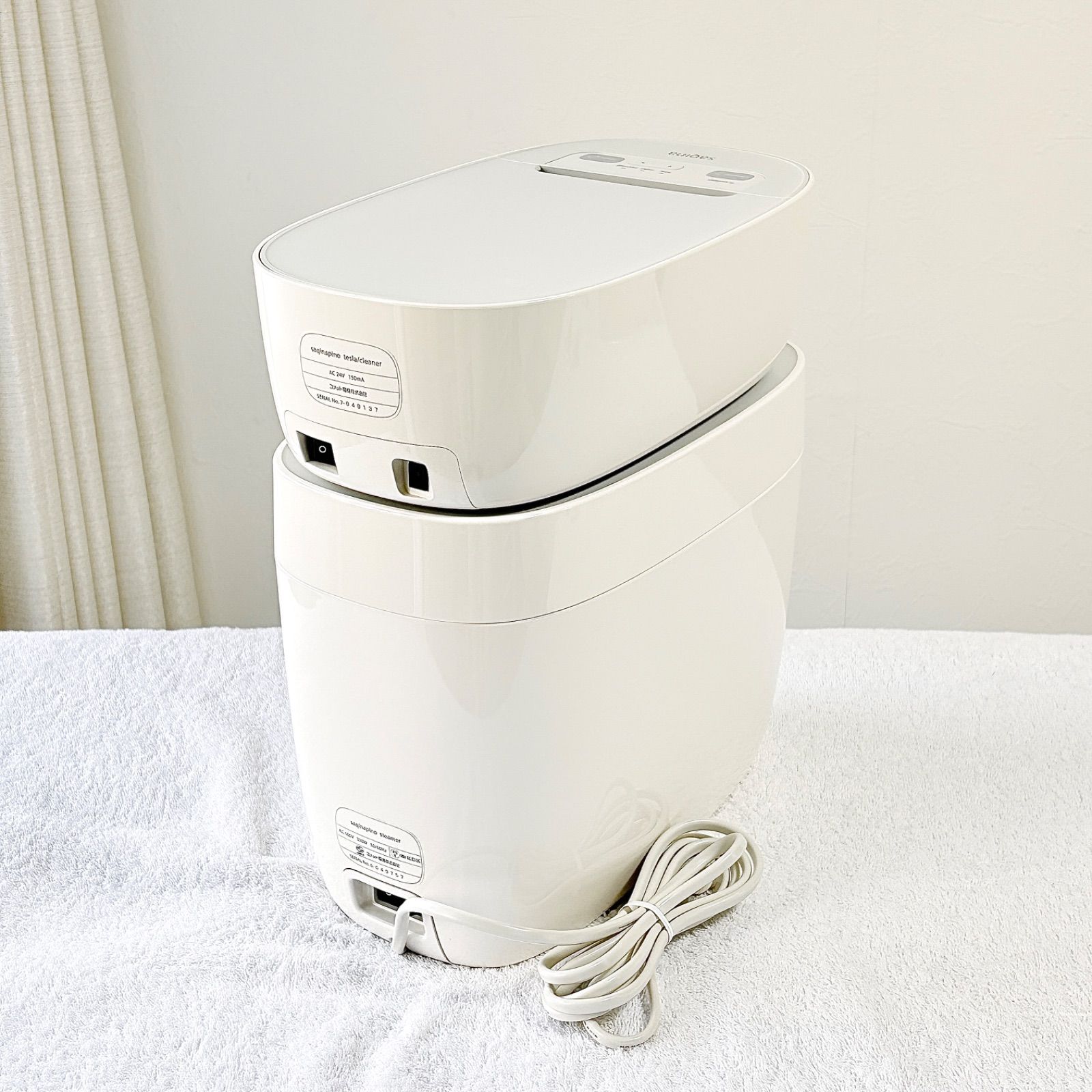 サキナ 美顔器 ピノ【クシ菅付き・タンク洗浄済】スチーマー テスラー