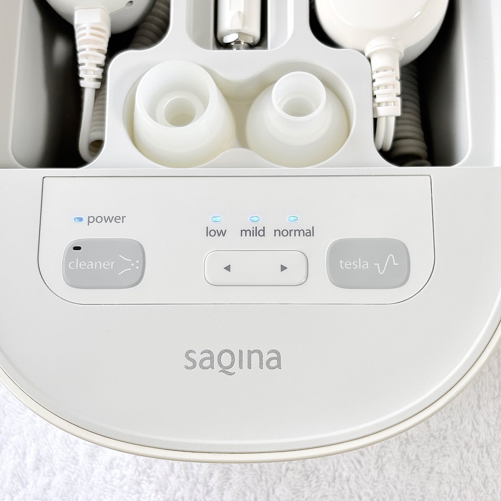サキナ 美顔器 ピノ【クシ菅付き・タンク洗浄済】スチーマー テスラー