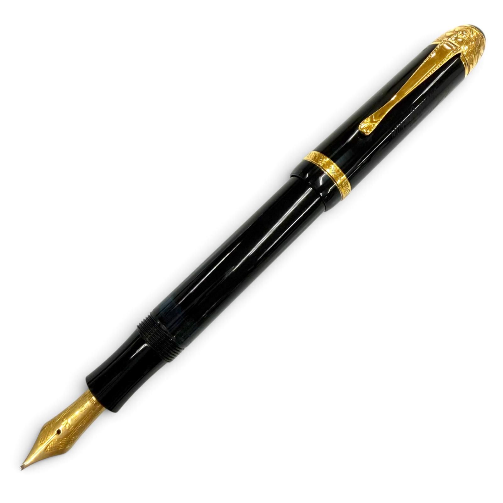 良品▼MONTBLANC モンブラン ヴィンテージ ペン先18K Bニブ 20000本限定 00241/20000 作家シリーズ1995 ボルテール 万年筆 重量36.27g 79,063円