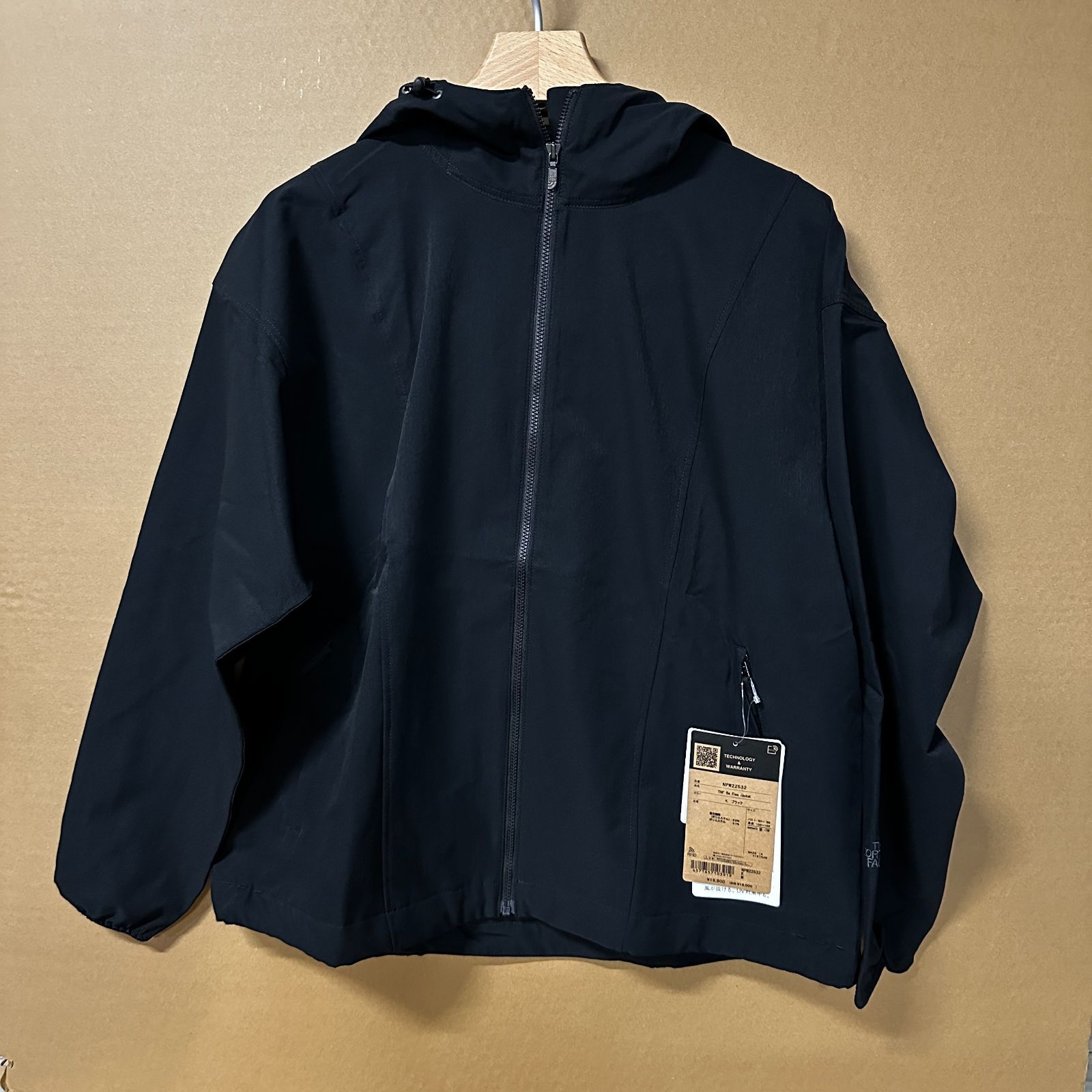 【TNF】NPW22532 BE FREE JACKET K ブラック　レディス　Mサイズ 、Lサイズ 12,012円