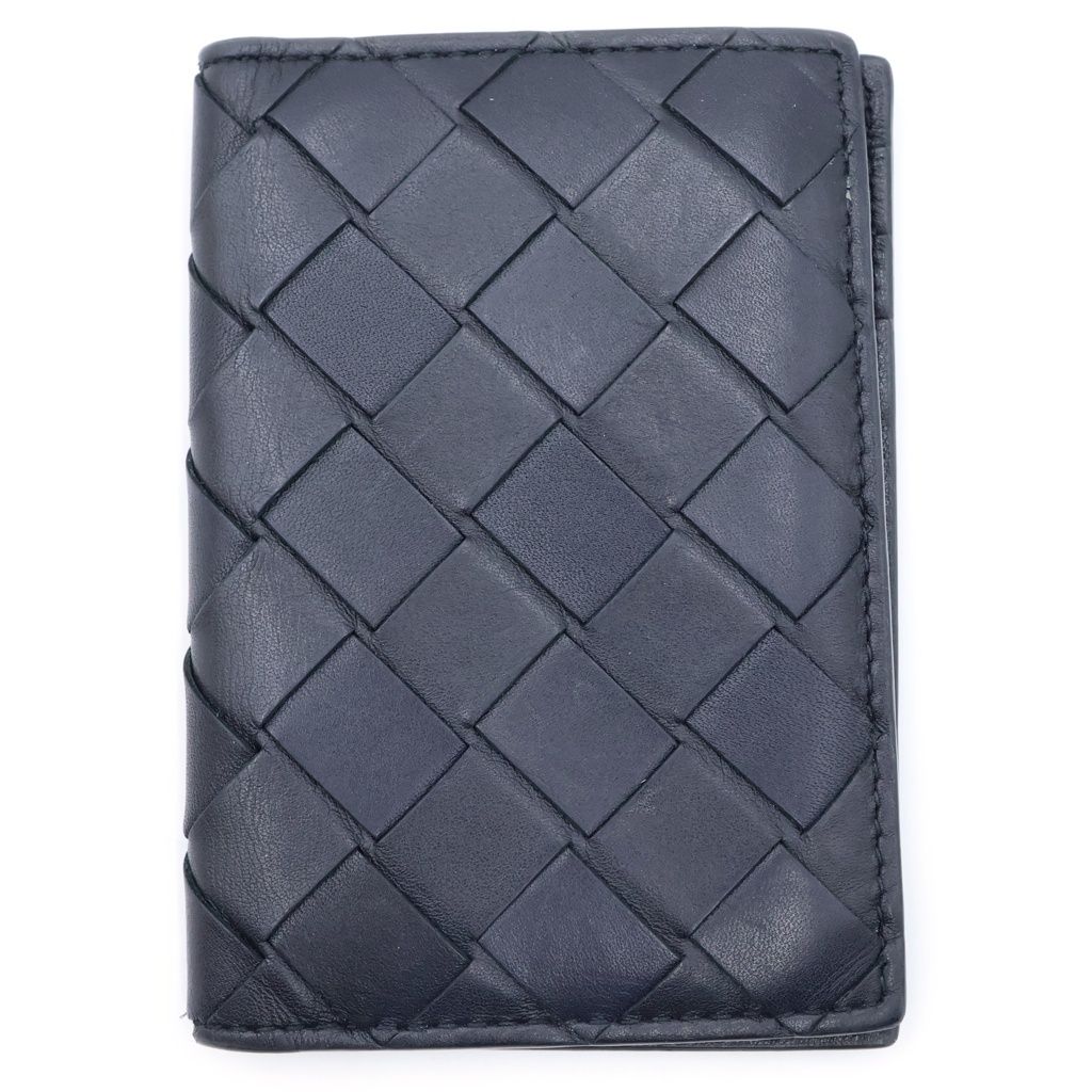 BOTTEGA VENETA (ボッテガヴェネタ) イントレチャート カードケース ブラック