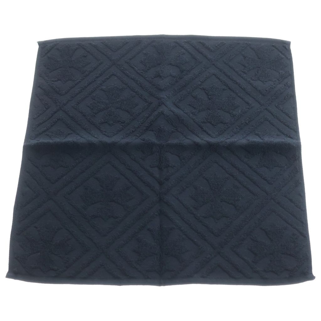CHROME HEARTS (クロムハーツ) FACE MATH PLUS CHプラス 総柄 クロスフェイスタオル ブラック 30,030円