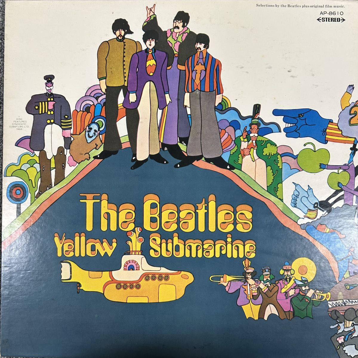 赤盤 The Beatles/Yellow Submarine/AP-8610/レコード/record /LP