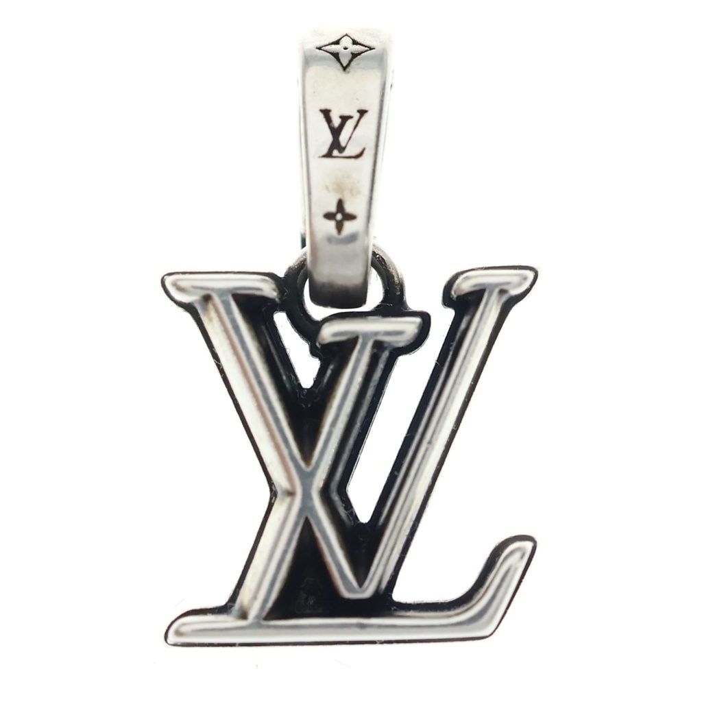 LOUIS VUITTON (ルイヴィトン) チャーム・LVディメンション ペンダント シルバー M04585