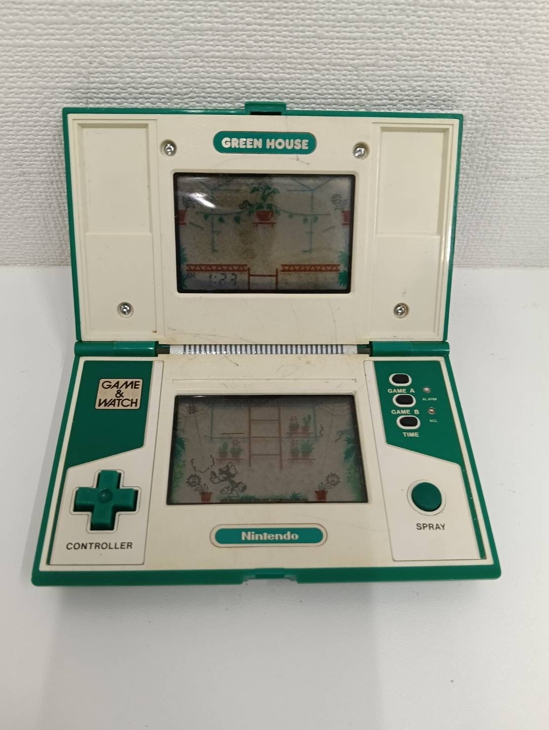 【中古品】 Nintendo任天堂 携帯型液晶ゲーム機 GAME & WATCH マルチスクリーンシリーズ GREENHOUSEグリーンハウス おもちゃ玩具 ゲーム ゲーム機 現状品