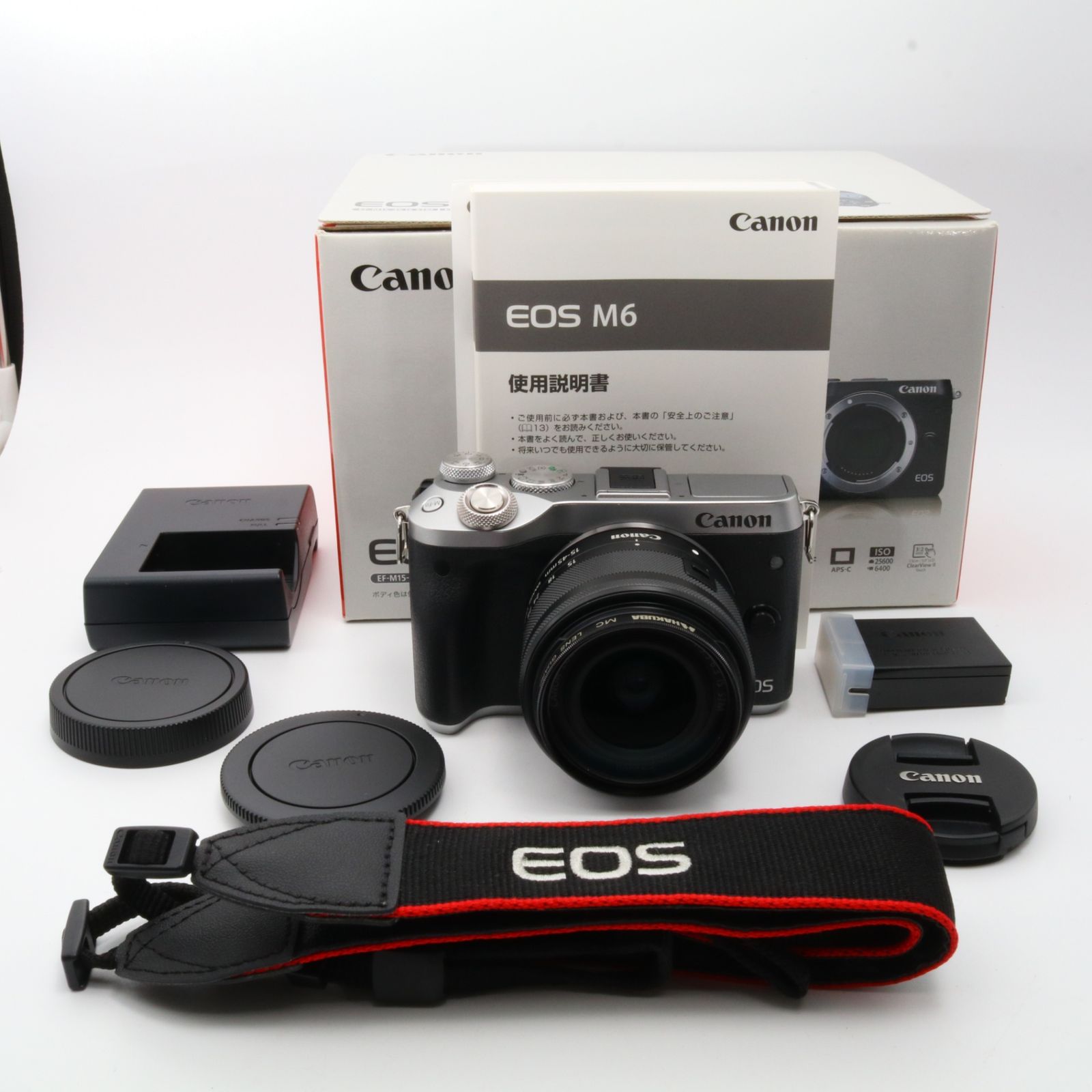 Canon EOS M6 レンズキット シルバー 〔キャノン EF-M マウント〕