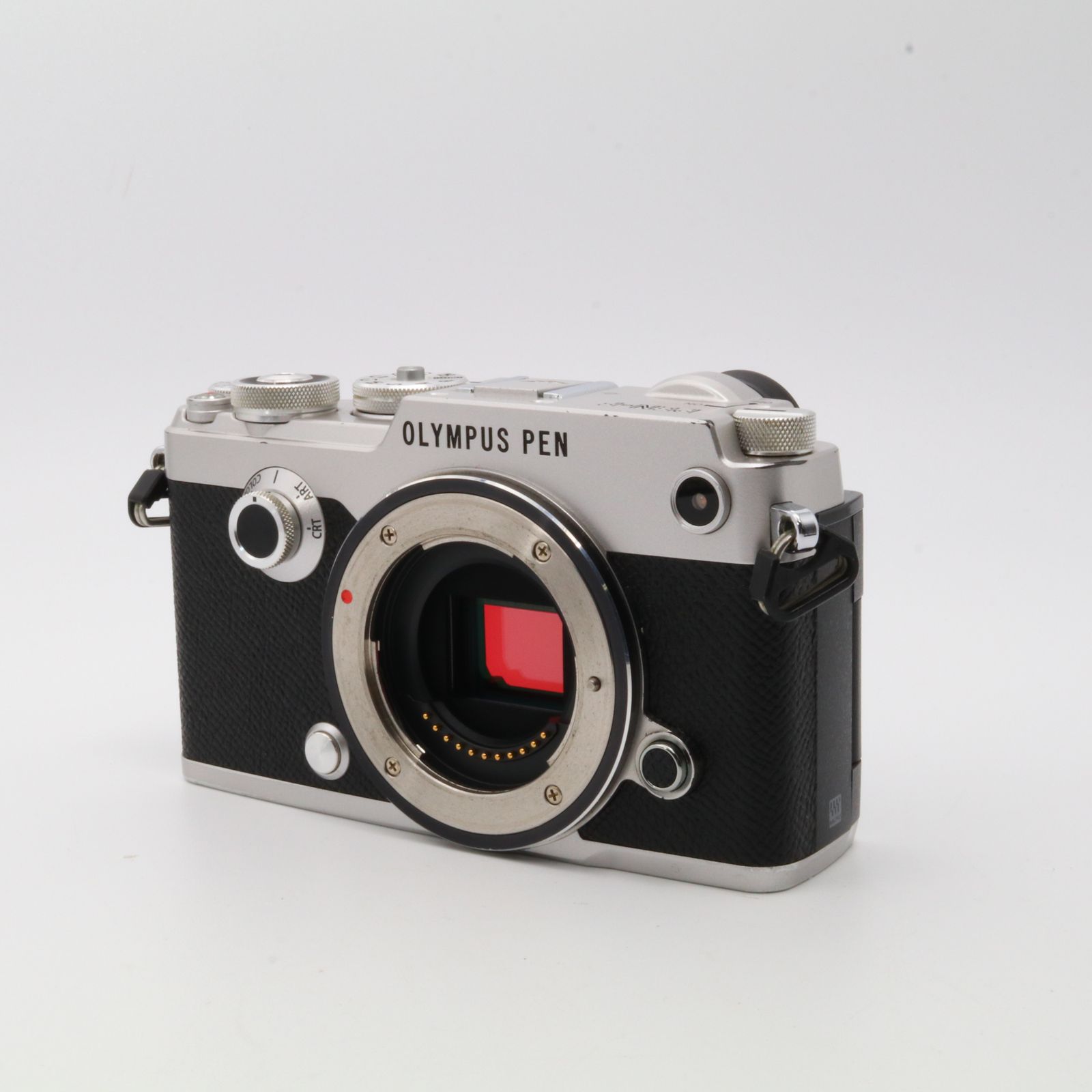シャッター回数：100】OLYMPUS PEN-F ボディ シルバー 〔マイクロ